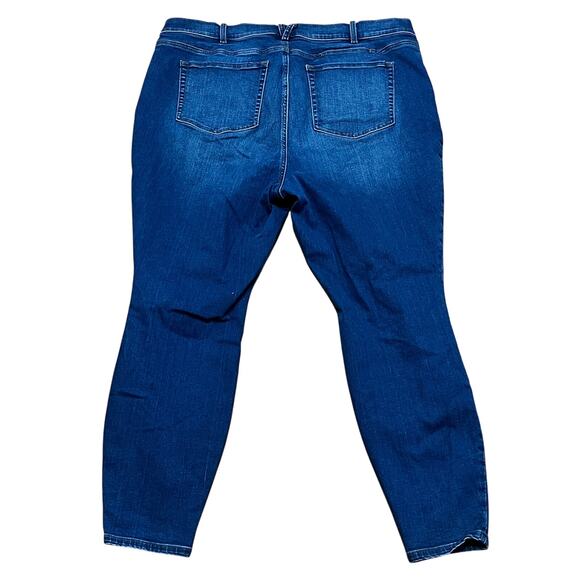 Duluth Trading Womens Plus High Rise Asset Management Skinny Jeans 22W Stretchy - Picture 2 of 4